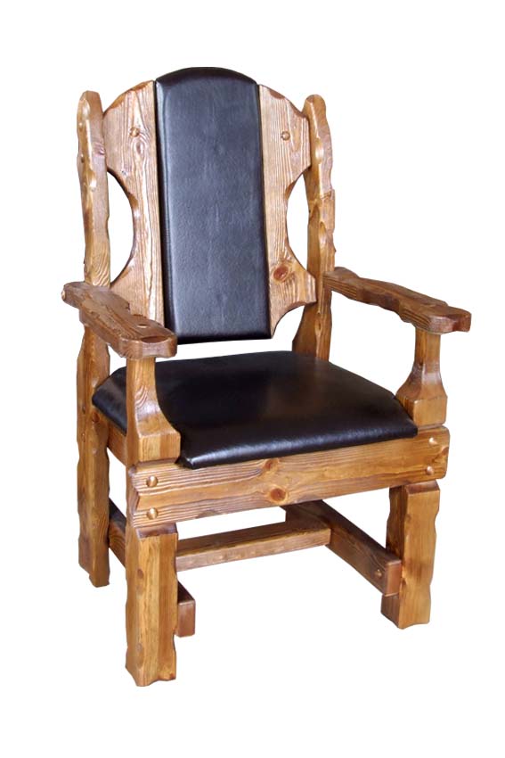 Кресло со старением "Лесник"-25 эко кожа